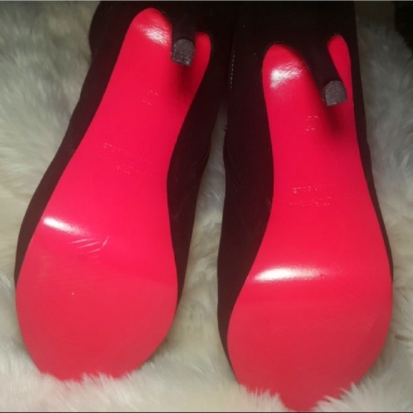 ×SOLD ON MERC× Red bottom zipper boots! NWOT! - Picture 5 of 8